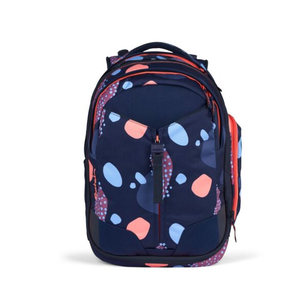 Ergonomischer Schulrucksack MATCH Coral Reef mit stylischem Design in Pastellfarben für Schule und Freizeit.