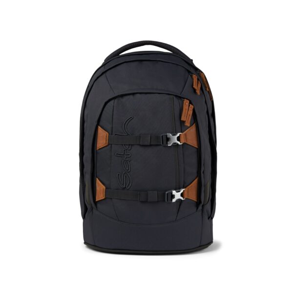Ergonomischer Schulrucksack PACK Nordic Grey in modernem Design mit reflektierenden Elementen und individualisierbaren Swaps.