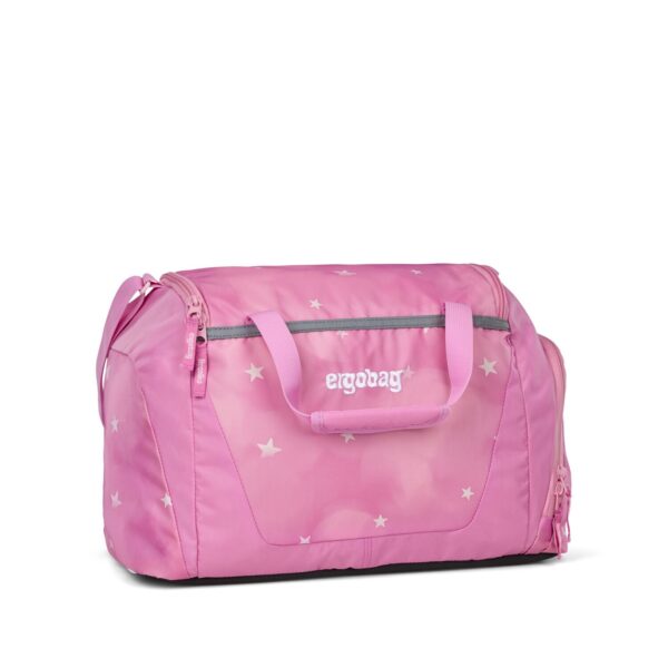 Sporttasche WolkenzauBär in Rosa mit reflektorstreifen und großzügigem Innenraum für Sportbekleidung und Zubehör