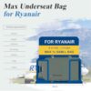 VMIKIV Rucksack für Ryanair Handgepäck 40x20x25 cm, ideal für Flugreisen mit separatem Fach für nasse Handtücher und Diebstahlschutz-Tasche.