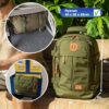Cabin Max Handgepäck Rucksack 40x20x25 cm, ideal für Ryanair Flugreisen, aus recyceltem Polyester, mit mehreren Fächern und seitlichen Kompressionsriemen voor optimale Reiseorganisation.