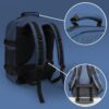 Cabin Max Metz Rucksack in Blau, ideal für Handgepäck bei Wizz Air und Eurowings, aus recyceltem Stoff und mit ergonomischem Design.