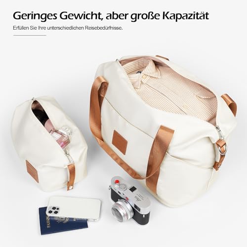 Stilvolles COOLIFE Koffer-Set bestehend aus einem Handgepäck-Trolley, einer Reisetasche und einem Kulturbeutel in Schwarz und Braun, ideal für Reisen.