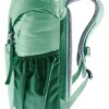 Deuter Junior Kinderrucksack in Spearmint-seagreen für Kinder, ideal für Schule und Outdoor-Aktivitäten, mit ergonomischen Trägern und reflektierenden Elementen für Sicherheit.
