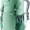 Deuter Junior Kinderrucksack in Spearmint-Seagreen für Kinder, 18 Liter, ideal für Schule und Outdoor-Aktivitäten, ergonomische Schulterriemen und funktionales Design.