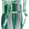 Deuter Junior Kinderrucksack mit 18 Litern Fassungsvermögen in Spearmint-seagreen, ideal für kleine Abenteurer beim Wandern und Spielen.