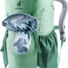 Deuter Junior Kinderrucksack in Spearmint-Seagreen, ideal für kleine Abenteurer mit komfortablen Tragegurten, vielseitigen Taschen und kindgerechtem Design.