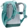 deuter Pico Kinderrucksack in Glacier-dustblue für Kinder, 5 Liter Volumen, mit ergonomischen Schulterträgern und gepolstertem Rücken.