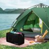 Extra große, faltbare Reisetasche in Schwarz, ideal für Reisen und Camping, hergestellt aus strapazierfähigem und wasserabweisendem Nylongewebe.