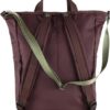 FJALLRAVEN High Coast Totepack Unisex Rucksack in Blackberry mit verstellbaren Schultergurten und stabilen Handgriffen, ideal für Freizeit und Reisen.