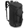 G4Free 60L Sporttasche in elegantem Schwarz mit verstellbaren Schultergurten, Schuhfach und Nassfach für optimale Organisation beim Sport und Reisen.