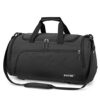 G4Free 60L Sporttasche und Reisetasche in modernem, dunklem Design mit mehreren Fächern, Schultergurt und robustem Material für Sport und Reisen.