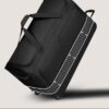REDOLZ XXL Jumbo Trolley-Reisetasche mit Rollen in Schwarz, 90 cm groß, erweiterbar von 150 auf 185 Litern. Perfekt für Reisen, ausgestattet mit robusten Tragegriffen und praktischem Bodenfach.
