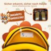 Bunter Kindergartenrucksack Wild Animal für Kinder ab 1 Jahr mit Tierkopf-Design und Sicherheitsmerkmalen, ideal für Mädchen und Jungen im Kindergarten.