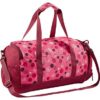 Sportliche Kindertasche VAUDE Snippy in Pink mit bunten Punkten, ideal für Abenteuer, Schule und Sport.