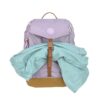 LÄSSIG Kinder Wanderrucksack in Lila, 14 Liter, mit gepolsterten Schultergurten und Brustgurt für optimale Erholung beim Wandern und Spielen im Freien.