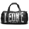 Leone 1947 Light Bag Sporttasche in Schwarz, 45 cm, 30 Liter, strapazierfähiges Textilmaterial, ideales Design für Fitness und Reisen.