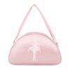 Stylische Mädchen Balletttasche in Rosa mit Balletttänzer Silhouette und elegantem Design, ideal für Tanz und Sport.