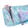 McNeill Sporttasche aus der Disney Kollektion 2024 im Frozen Design, mintgrün mit aquamarinblauen und lila Rautenmotiven, ideal für sportliche Aktivitäten von Kindern.