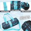 Minecraft Sporttasche für Kinder in Blau mit Pixel-Design, ideal für Sport und Freizeit, verstellbarer Schulterriemen, mit zusätzlichen Fächern.