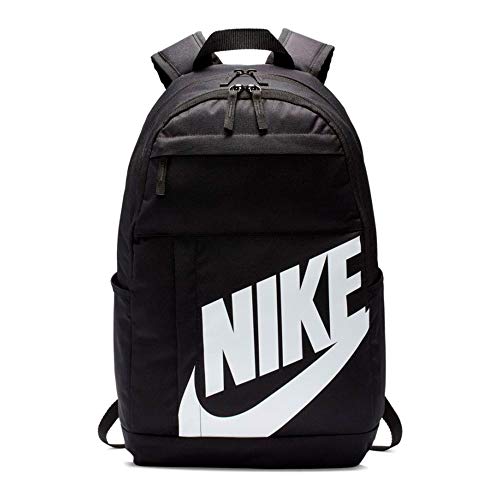 Nike BA5876-082 Unisex-Adult Sportswear Carry-On Luggage in Schwarz/Weiß mit Doppelreißverschluss und mehreren Taschen für optimalen Transport und Organisation.
