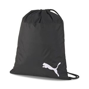 PUMA 76853 Uni Turnbeutel in Schwarz mit Kordelzug und auffälligem PUMA Cat Logo für sportliche und lässige Anlässe