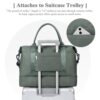 Grüne Reisetasche für Damen mit Schuhfach, wasserdicht, ideal für Sport und Reisen