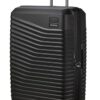 Schwarzer Samsonite Intuo Spinner L Koffer, erweiterbar, 75 cm, mit leichtem und kratzfestem Material, ideal für Reisen.
