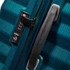 Samsonite Lite-Shock Spinner L Koffer in Petrol Blau mit robustem Design und integriertem Sicherheitsschloss für sicheres Reisen.