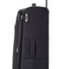 Travelite 4-Rad Koffer Größe L in schlichtem, schwarzem Design mit vier Rollen und Teleskopgriff, ideal für Reisen