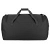 Vielseitige und robuste travelite Reisetasche groß XL in Schwarz, ideal für Reisen, Sport und Freizeitaktivitäten, mit zwei Tragegriffen und abnehmbarem Schultergurt.