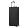 Schwarzes Trolley-Reisegepäck-Set mit zwei großen Reisetaschen, 71 cm groß und 166 Litern Volumen, ideal für Reisen von Männern und Frauen.