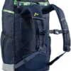VAUDE Kinderrucksack Puck in Parrot Green, idealer Schul- und Wanderrucksack für Kinder mit Regenhülle, Lupe und viel Stauraum.