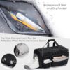 VAVOMIA Reisetasche 40L in modernem Design mit Nassfach und Schuhfach für Sport und Reisen