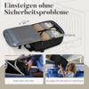 ZHXX Handgepäck Rucksack 40x20x25 cm für Ryanair Reisen, ergonomisch gestaltet mit USB-Ladeanschluss und Diebstahlsicherungstasche, ideal für Wochenend- und Kurzreisen.