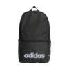 adidas Unisex Classic Foundation Backpack in Schwarz und Weiß mit sportlichem Design und großzügigem Stauraum, ideal für Schule und Freizeit.