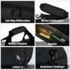 BECOJADDE Sporttasche für Damen und Herren, 25L Reisetasche mit Schuhfach und Nassfach, designed für Sport, Fitnessstudio und Reisen.