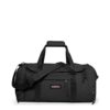 Schwarze Eastpak READER S Reisetasche, 24 x 53 x 26 cm, 40 L mit U-förmigem Reißverschluss und verstellbarem Schultergurt, ideal für Reisen und Sport.