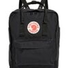 Fjällräven Kånken Rucksack in Schwarz, 38 x 27 x 13 cm, ideal für Alltag und Outdoor-Aktivitäten mit praktischem Design und hochwertigen Materialien.
