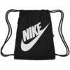 Nike DC4245 NK HERITAGE DRAWSTRING Sporttasche in Schwarz mit Kordelzugverschluss, ideal für Sport und Freizeit