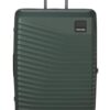 Samsonite Intuo Spinner L Koffer in Olivgrün, 75 cm, mit doppelten Rollen und Teleskopgriff