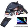 Moderner, wasserdichter Sling Backpack in Blau mit großer Kapazität für einen 14" Laptop, ideal für Outdoor-Aktivitäten und Alltag.
