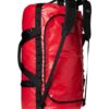 THE NORTH FACE NF0A52SC54A BASE CAMP DUFFEL XL Gym Bag in TNF Red und TNF Black, ideal für Outdoor-Abenteuer und Sport.