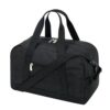 Schwarze YoKelly Klein Mini Reisetasche als kompakte Sport- und Reisetasche, ideal für Fitness, Schule und Wochenendausflüge, aus wasser- und reißfestem Material mit verstellbarem Schultergurt.