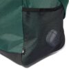 adidas Unisex Essentials Linear Duffel Bag in Collegiate Green/Black mit seitlichem Netzfach und strapazierfähigem Material, ideal für Fitness und Reisen.