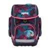 Bunter ergonomischer Schulrucksack im floralen Design für Kinder in der 1. Klasse, ideal für Schule und Freizeit mit praktischen Fächern und gepolsterten Schultergurten.