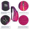 G4Free leichte Brusttasche Sling Rucksack in Rosa und Lila, ideal für Wandern, Radfahren und Reisen, zeigt gepolsterte Riemen und wasserabweisendes Material.