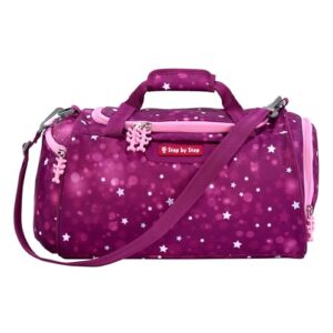Step by Step Sporttasche 'Sweet Unicorn Nuala' in Rosa mit Nasswäschefach und abnehmbarem Tragegurt für Mädchen, 13 Liter Volumen.