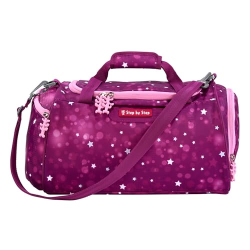 Step by Step Sporttasche 'Sweet Unicorn Nuala' in Rosa mit Nasswäschefach und abnehmbarem Tragegurt für Mädchen, 13 Liter Volumen.