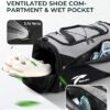 Tolaccea Sporttasche Rucksack für Herren und Damen in Grau mit Schuhfach, Nassfach und Laptopfach, ideal für Sport und Reisen.